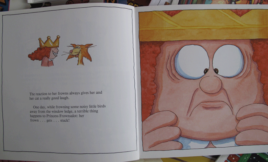 Frownsalot sample spread 1